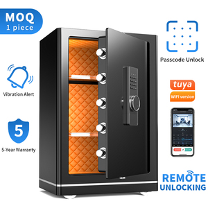 Safe <strong>Box</strong> FB60E Solid Steel Electronic <strong>Lock</strong> Hotel Safe Deposit <strong>Box</strong> Fireproof Home Jewelry <strong>Money</strong> Storage Safe <strong>Box</strong> with Wifi - Product Image 1