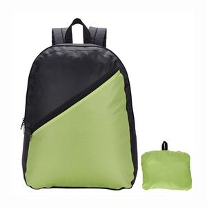 Sac à dos en polyester imperméable pliable avec bandoulière arquée, motif lettres et fermeture éclair, personnalisable, vente en gros, pour sports décontractés et randonnée - Product Image 5