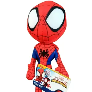Spid En Zijn Geweldige Vrienden Ghost Spider Miles Morales Pluche Figuur Wonder Speelgoed Cadeau (Spiderman)