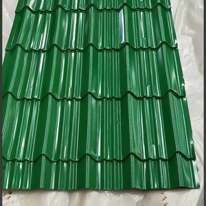 Paneles de techo metálicos ASTM, láminas de acero corrugado de 0,2mm, láminas de acero galvanizadas prepintadas Prime para techos impermeables de panel R - Product Image 5