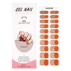 2024 Großhandel Bestseller Gel-Nagel-Aufkleber Fabrik UV Gel-Polier Nagelkunst Nagelreifen Gel-Polier