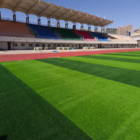 Césped Artificial de Filamento de PE Duradero Meisen para Parques, Escuelas, Gimnasios, Techos, Jardines, Patios de Recreo, Superficies Deportivas de Fútbol al Aire Libre
