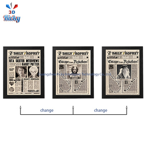 <span class=keywords><strong>Affiche</strong></span> 3D Anime, <span class=keywords><strong>Affiche</strong></span> Lenticulaire 3D de Scène de Château Fantastique, Art Mural Personnalisé sur le Thème de la Magie pour la Décoration de Magasins et la Collection de Cadeaux - Product Image 2