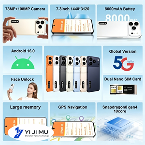 TECON 16G+1TB Android 16 2026 รุ่นล่าสุด SPARK 40 หน้าจอ 7.3 นิ้ว โทรศัพท์<span class=keywords><strong>มือ</strong></span><span class=keywords><strong>ถือ</strong></span>เล่นเกมราคาดีที่สุด กล้องหลัง 108MP คุณภาพสูง ODM/OEM - Product Image 4