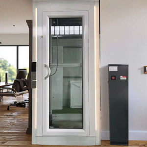 Zowee 700 мм 800 мм алюминиевая полуавтоматическая модель поворотной двери лифта S003 3-летняя гарантия для бюджетных подъемных систем виллы - Product Image 1
