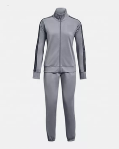 Conjunto Deportivo de 2 Piezas para <span class=keywords><strong>Mujer</strong></span>, Chaqueta con Cierre <span class=keywords><strong>Completo</strong></span>, Informal, de Invierno, Manga Larga, Cálido, Transpirable, para Gimnasio, Trabajo - Product Image 1