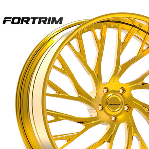 FORTRIM Chrome Multi Rayons Or Jantes 5x112 5x114.3 5x120 Jantes <span class=keywords><strong>17</strong></span> 18 19 20 21 22 24 26 Pouces pour Bmw E90 <span class=keywords><strong>Audi</strong></span> <span class=keywords><strong>A3</strong></span> Mercedes - Product Image 2