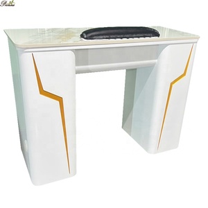 2026 Novo Design Prego Spa Móveis Acetona Resistente Único Manicure Mesa Salão com Capuz - Product Image 3
