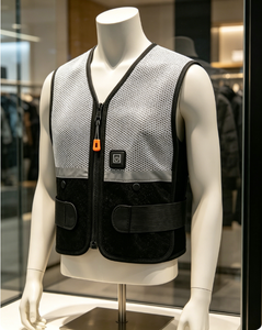 Gilet de refroidissement intelligent de haute <span class=keywords><strong>technologie</strong></span> de 5e génération avec ventilateurs, gilet de climatisation réglable pour les activités de plein air - Product Image 4