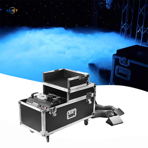 Buen efecto 2000W 3000W Máquina de niebla de baja altura Base de agua Máquina de humo de tierra de doble salida para boda Etapa Evento Fiesta - Product Image 4