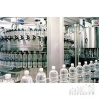 Ligne de production complète et personnalisée pour l'embouteillage de produits pour animaux de compagnie, machine de remplissage automatique d'eau pure minérale 3 en 1, fabricant