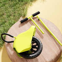 Monocycle pour enfants, buggy à propulsion manuelle pour les aventures en plein air sur les collines et les plages pour les enfants