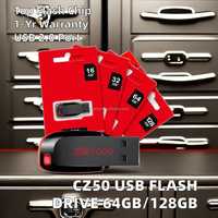 Flashdisk Mini USB CZ50 Model Kunci 8GB hingga 128GB dengan Antarmuka USB 2.0 Grosir