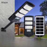 Lampe solaire LED SMD pour allée de jardin, éclairage extérieur mural, étanche IP65, détecteur de mouvement, 3 modes, décorative Alison