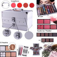 Kit de Maquillage de Fêtes pour Femme, Trousse de Maquillage Professionnelle Haute Qualité, Ensemble Complet