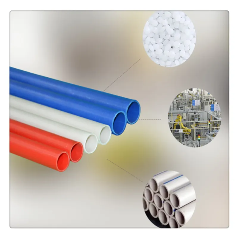 De50-De315mm Insulated Electrical wire protection Pvc pipe orange tubes electric sheath pipe