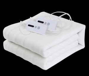 <span class=keywords><strong>Scaldaletto</strong></span> Elettrico 220V con Doppio Controllo della Temperatura, Coprimaterasso Riscaldato, Coperta Elettrica per Letto - Product Image 1