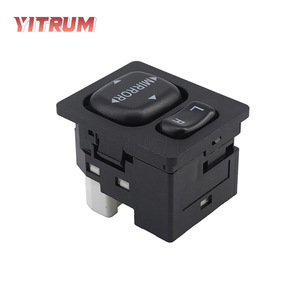 สวิตช์กระจกมองข้าง Yitrum รุ่น 84870-34010 สำหรับรถยนต์โตโยต้า โคโรลล่า ยาริส พรีอุส ชุดควบคุมภายใน สีดำ ทำจากพลาสติก ABS - Product Image 2