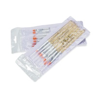 7 pièces professionnel manucure brosse stylo Transparent acrylique Nail Art peinture dessin brosse photothérapie outils ongles accessoires