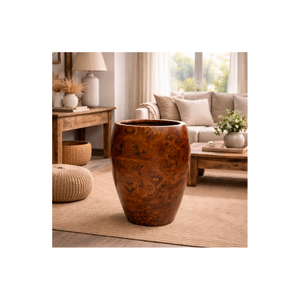 กระถางต้นไม้ไฟเบอร์กลาสคุณภาพดี ทนทาน น้ำหนักเบา เป็นมิตรกับสิ่งแวดล้อม ใช้งานได้ยาวนาน เหมาะสำหรับบ้านและสวน - Product Image 1