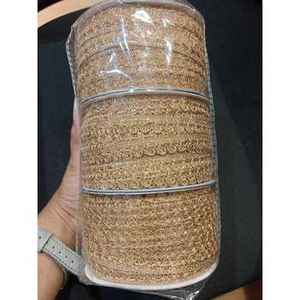 Apliques de Encaje Metálico Dorado Hechos a Mano ZARI, Guipur Textil con Pedrería, Motivo Floral, Lavables, Decoración para Vestidos, Costura - Product Image 1