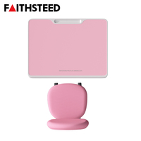 Ensemble de bureau et chaise pour étudiants, rose, réglable en hauteur, rembourré, mobilier de classe moderne, table d'étude scolaire pour enfants, vente en gros