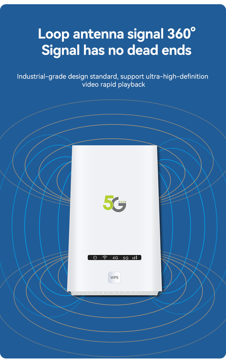 इंडोर CPE 5G वायरलेस राउटर तेज़ और अधिक स्थिर 5G मॉडेम 7