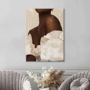 Black Wall Art Home Decor Canvas African American Woman Modern Sexy Print Colorful Black Lives Matter Heritage Painting