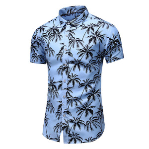 <span class=keywords><strong>Chemise</strong></span> hawaïenne de styliste pour hommes, grande taille 7XL, personnalisé, imprimé floral, en Polyester, décontracté, luxe, à manches courtes, pour l'été - Product Image 3