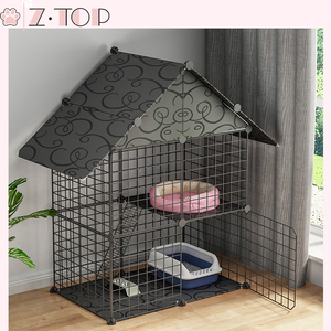 <span class=keywords><strong>Cage</strong></span> pour animal de compagnie, fil métallique métallique, bassin pour chaton, furet, <span class=keywords><strong>Chinchilla</strong></span>, boîte de jeux, maison - Product Image 2