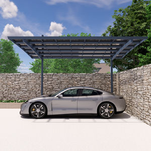 Abri de voiture en polycarbonate PC avec cadre en <span class=keywords><strong>aluminium</strong></span> épaissi, résistant à la pluie et au soleil, pour villa résidentielle - Product Image 1