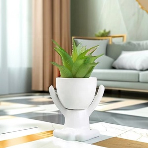 Articles décoratifs <span class=keywords><strong>de</strong></span> bureau en forme humaine Plantes artificielles en pot Décoration <span class=keywords><strong>de</strong></span> petites plantes artificielles <span class=keywords><strong>de</strong></span> bureau <span class=keywords><strong>pour</strong></span> chambre et <span class=keywords><strong>salle</strong></span> <span class=keywords><strong>de</strong></span> <span class=keywords><strong>bain</strong></span> - Product Image 2