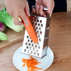 Multifunction Box <b>Grater</b> Stainless Steel 4 Sides Vegetable Cheese Ginger <b>Nutmeg</b> Shredder Potato Vegetable Slicer Cheese Slicer - Product Image 2