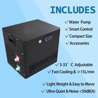 Refroidisseur de bain de glace refroidi à l'eau Portable léger extérieur Wifi ozone froid plongeur Machine pour Spa Gym récupération