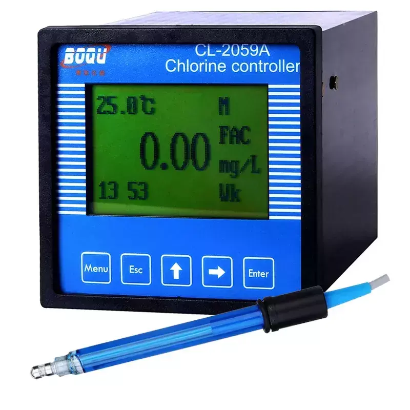 น้ำดื่ม Ph Meter Digital DO EC ความเค็ม TDS คลอไรด์มิเตอร์ RS485ดิจิตอลทดสอบคลอรีนฟรีในน้ำ