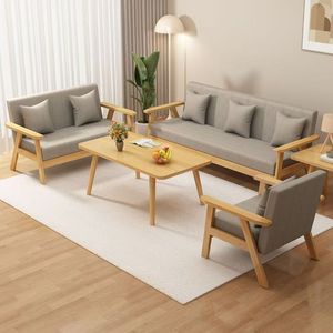 Canapé de Bureau Moderne de Luxe Style Chesterfield en Forme de L, 1 à 4 Places, Extensible, Hauteur Réglable, Mobilier Minimaliste en Tissu pour Maison et Bureau - Product Image 5