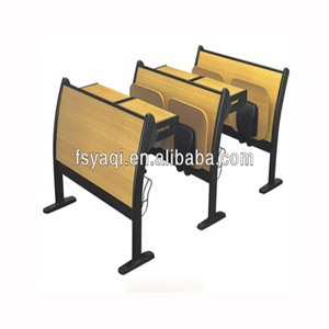 Plegable comercial maestro escritorio y silla mobiliario escolar de madera (YA-002) - Product Image 1