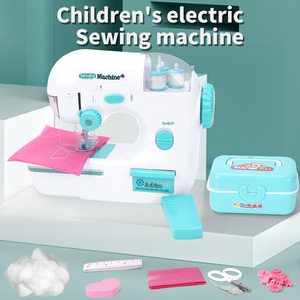<span class=keywords><strong>Machine</strong></span> à <span class=keywords><strong>coudre</strong></span> miniature multifonctionnelle à piles, <span class=keywords><strong>jouet</strong></span> d'appareil ménager, jeu de rôle pour enfants et filles - Product Image 2