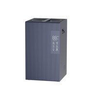 Humidificateur à vapeur en acier inoxydable 5L, humidificateur à brume chaude, adapté aux chambres à coucher, facile à nettoyer, arrêt automatique
