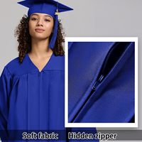 Vente en gros Meilleure Qualité Pas Cher Personnalisé Collège Graduation Toga Unisexe Lycée Graduation Robe