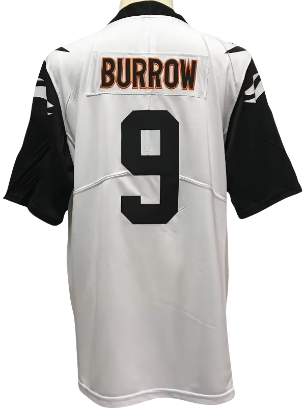 9 Joe Burrow Blanc/Noir