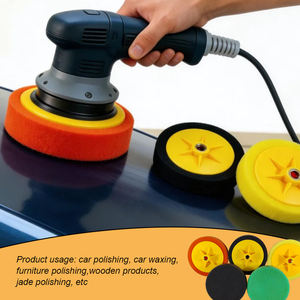 Éponge de polissage <span class=keywords><strong>plate</strong></span> pour voiture de 6 pouces, en forme de roue, tampon de polissage en mousse pour le detailing automobile avec support M14, fabriqué en Chine - Product Image 6