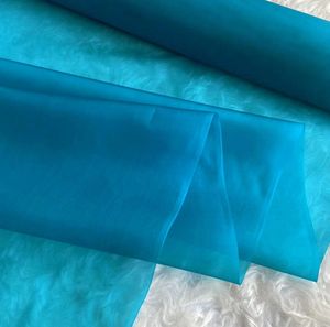 Tissu en organza de soie pure à 100% de haute qualité, tissé traditionnellement, à la mode, à prix avantageux, pour une belle <span class=keywords><strong>robe</strong></span> de mariée - Product Image 3
