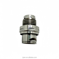 Mecanizado de conector de sensor de acero inoxidable de torneado CNC de precisión con interfaz roscada