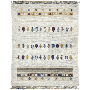 Traditional Hand Knotted Wool Kilim <b>Rug</b> Geometric Pattern Medium Pile Eco-Friendly Non-Slip Fire Resistant Elegant Carpet for - Product Image 1