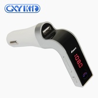 Nouvellement annonce G7 voiture lecteur audio MP3 BT Kit de voiture transmetteur FM sans fil Aux appels mains libres chargeur de téléphone USB