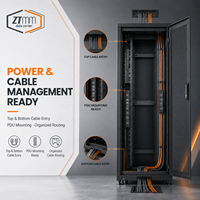 Armoire de serveur 42U 19 pouces, armoire réseau détachable pour salle de serveur de centre de données
