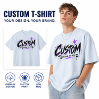 Kaos Polos Premium 240GSM Katun Murni dengan Potongan Longgar, Kaos Streetwear Berat untuk Gaya Kasual Pria