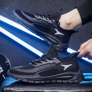 Nouvelles chaussures de course pour hommes 2025 – Respirantes, légères, en maille, avec semelle épaisse, doublure en cuir et lacets – Chaussures décontractées de haute qualité - Product Image 2