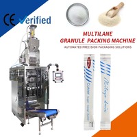Machine de remplissage et de scellage automatique haute vitesse à 6 voies pour sachets de 5g de sucre, d'édulcorant, de café et de granulés